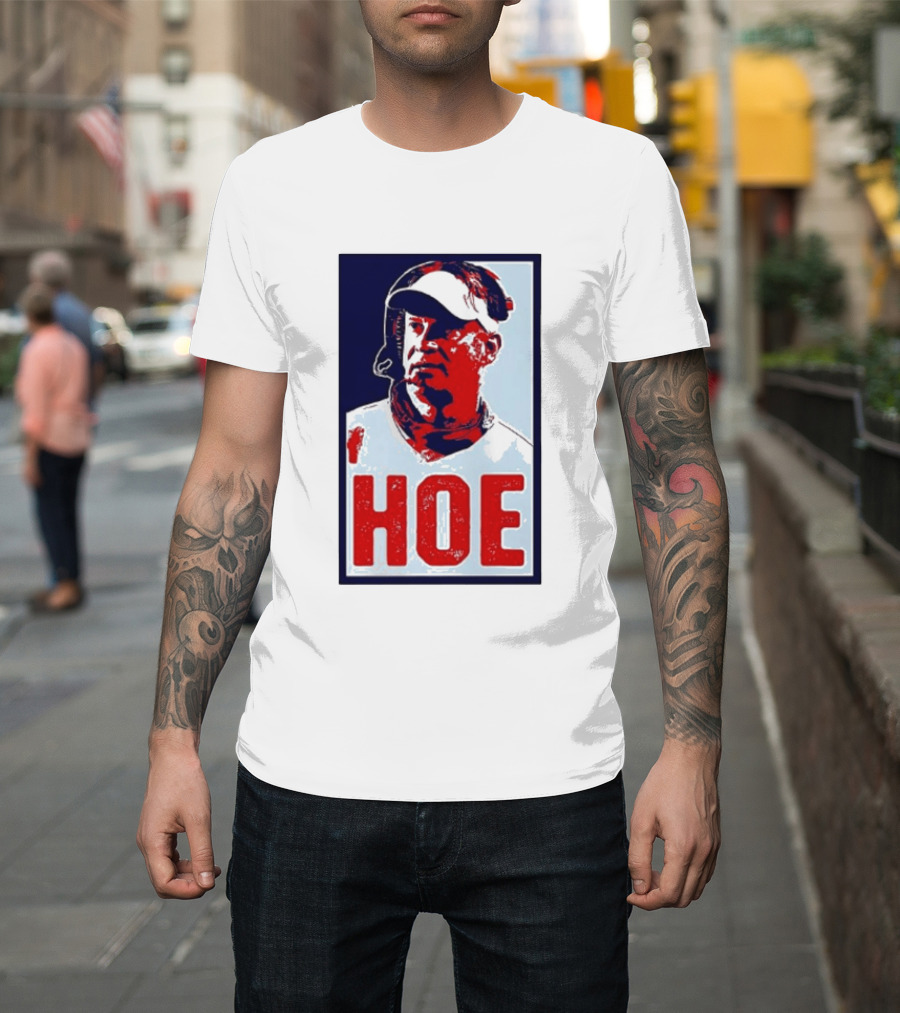 Lane Kiffin Hoe Red Blue Artistic T-Shirt