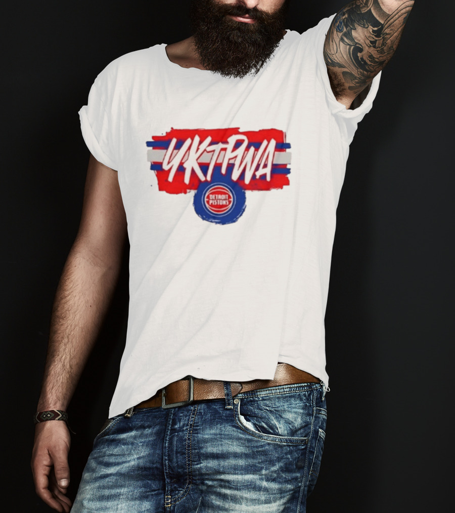 Yktpwa Detroit Pistons Celebration T-Shirt
