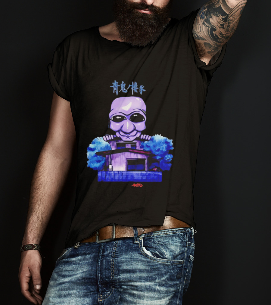 Ao Oni Horror House Anime Collaboration Featuring Moiun T-Shirt