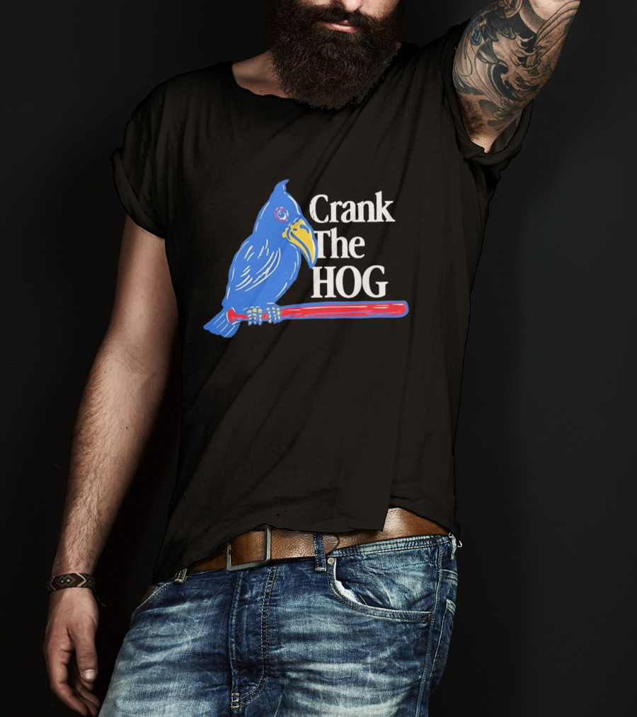 Crank The Hog Villanova Wildcats Basketball Jay Wright NCAA Sports T-Shirt