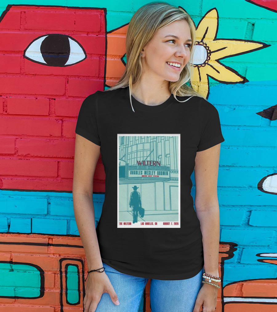 Charles Wesley Godwin Live At The Wiltern With Lilly Hiatt August 7 2026 Los Angeles CA T-Shirt