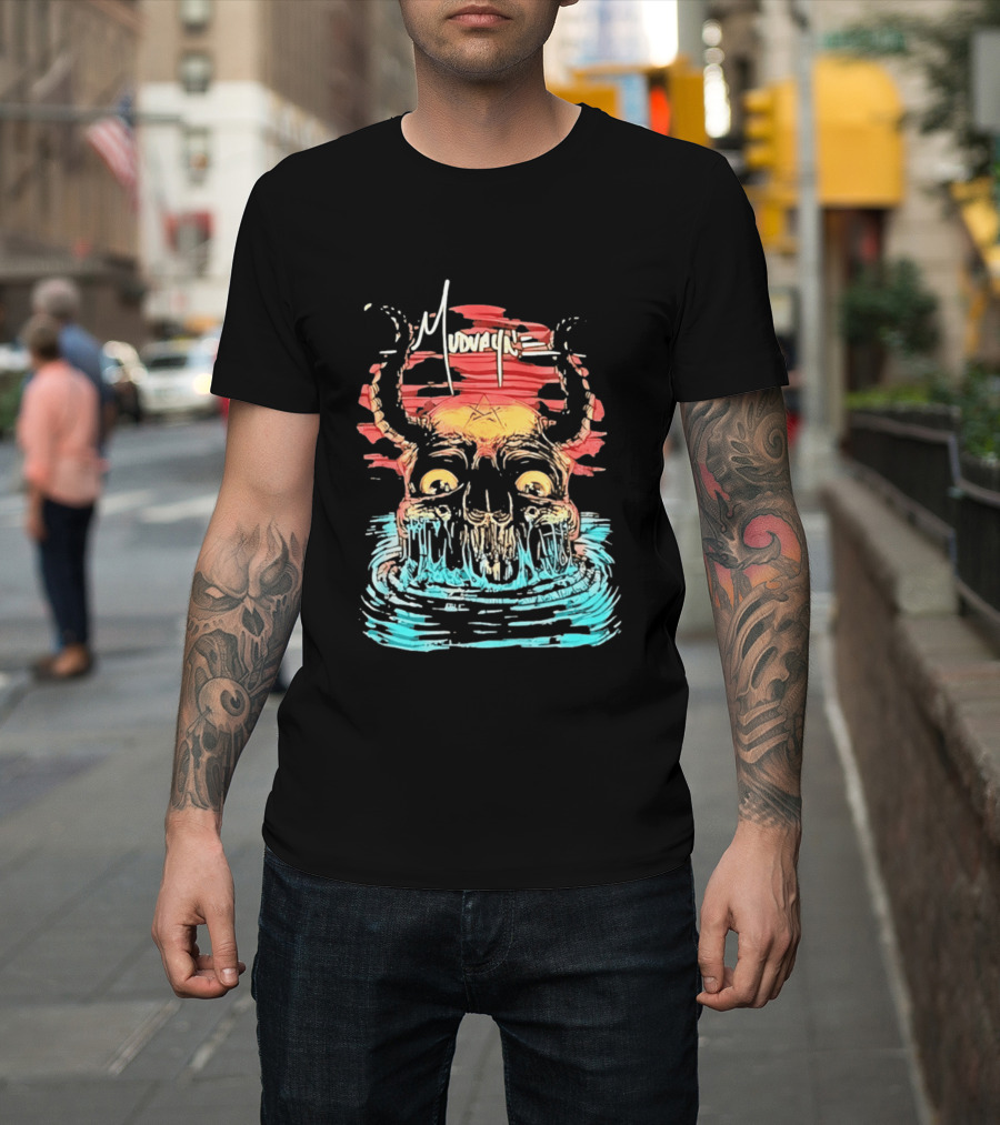 Mudvayne Skull Horns Water Heavy Metal T-Shirt
