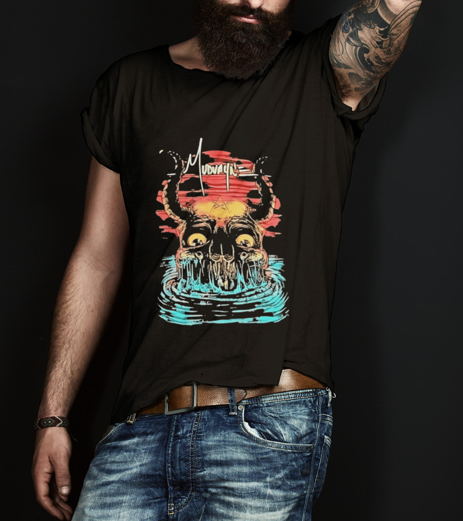 Mudvayne Skull Horns Water Heavy Metal T-Shirt