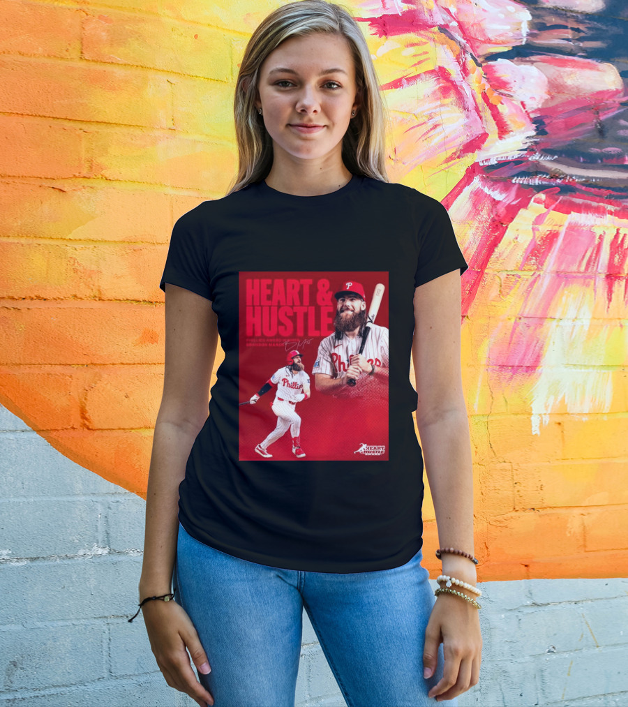 Philadelphia Phillies Heart & Hustle Award Winner Brandon Marsh T-Shirt