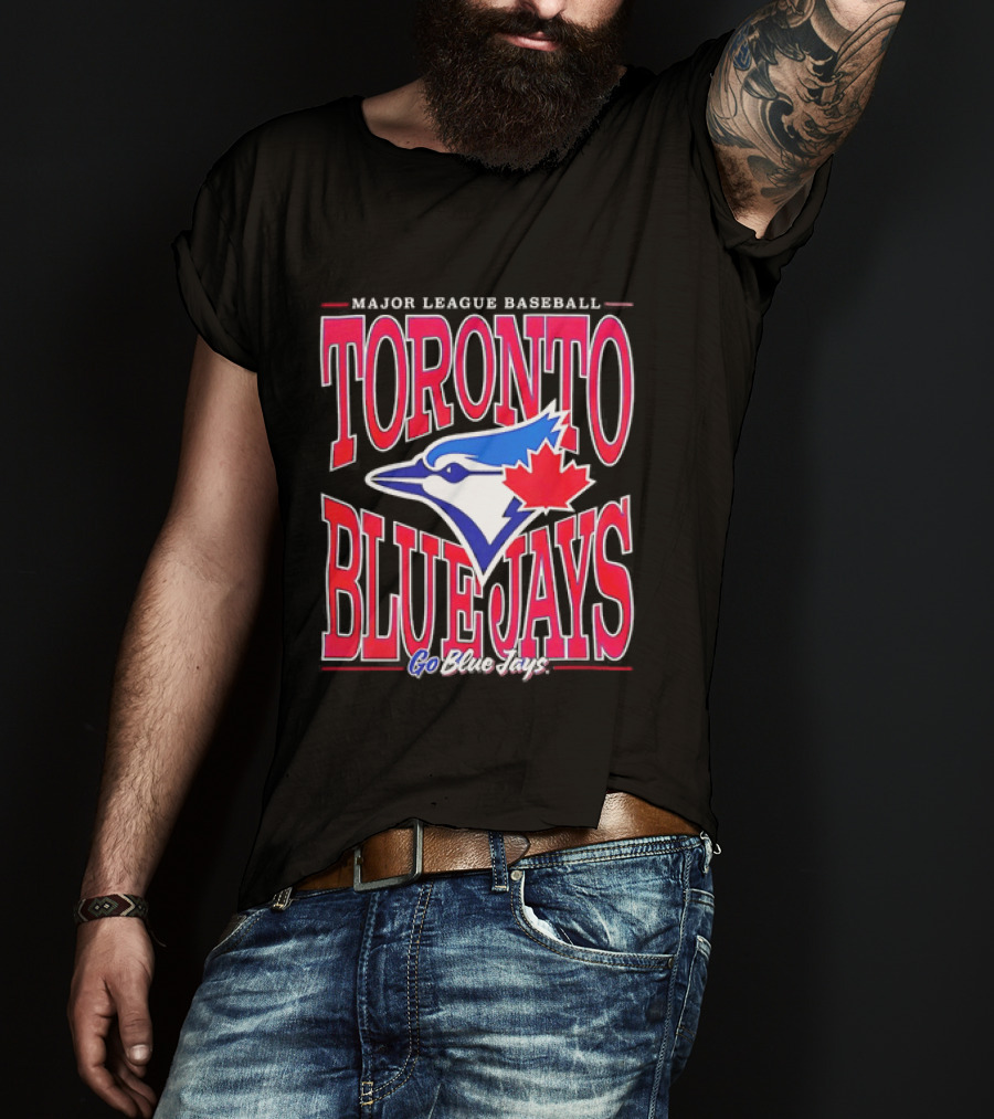 Toronto Blue Jays Major League Baseball Go Blue Jays T-Shirt