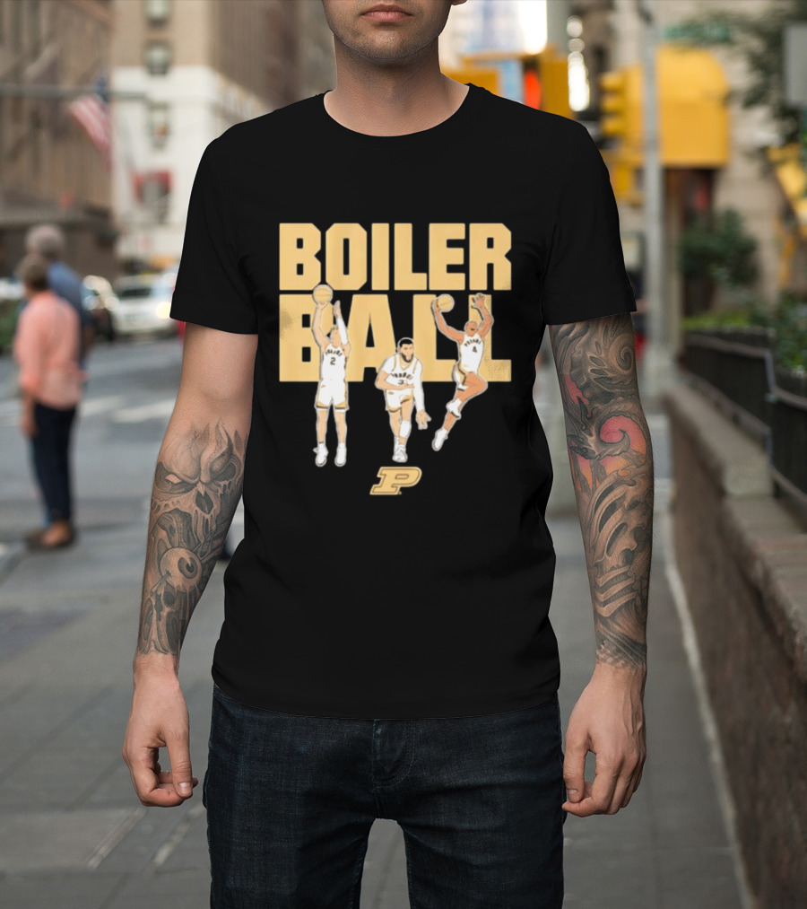 Braden Smith Fletcher Loyer Trey Kaufman Renn Purdue Basketball Boiler Ball T-Shirt