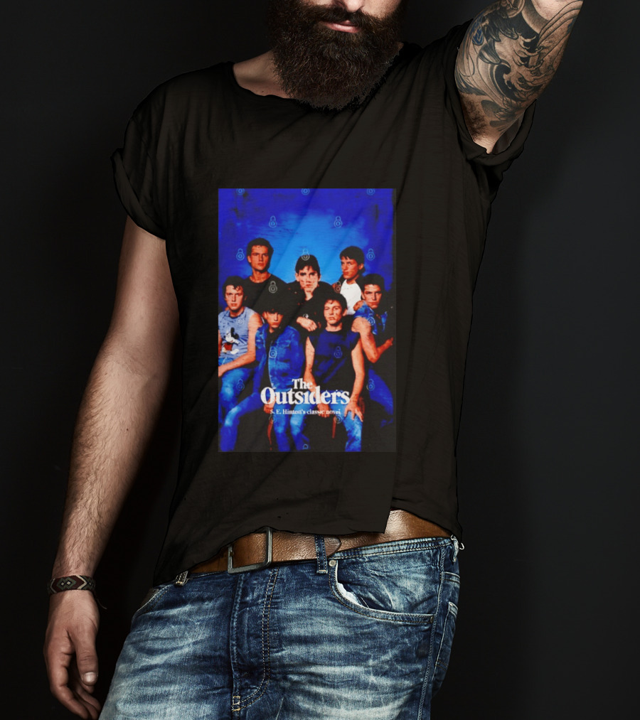 The Outsiders S E Hinton's Classic Novel Cover Group T-Shirt