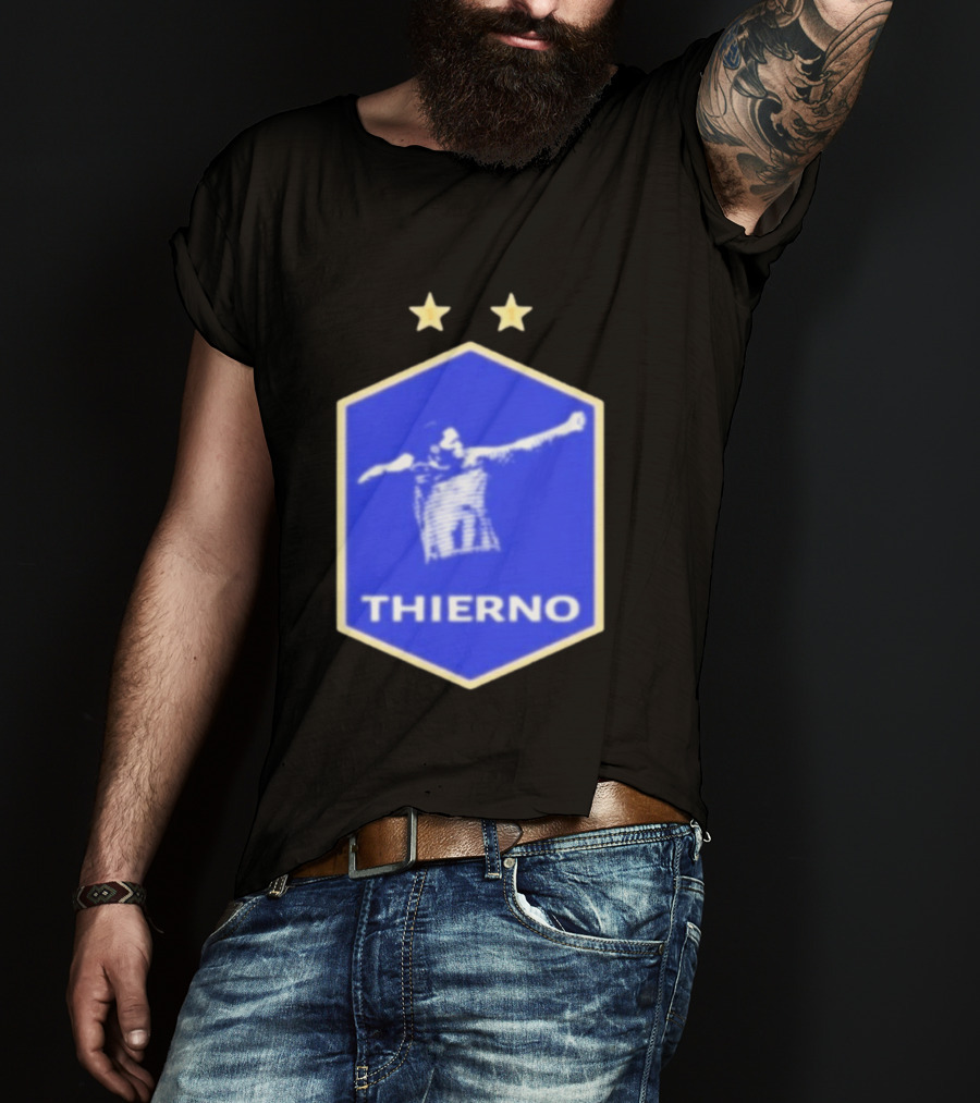 Thierno Barry Everton FC Two Stars Blue Crest T-Shirt