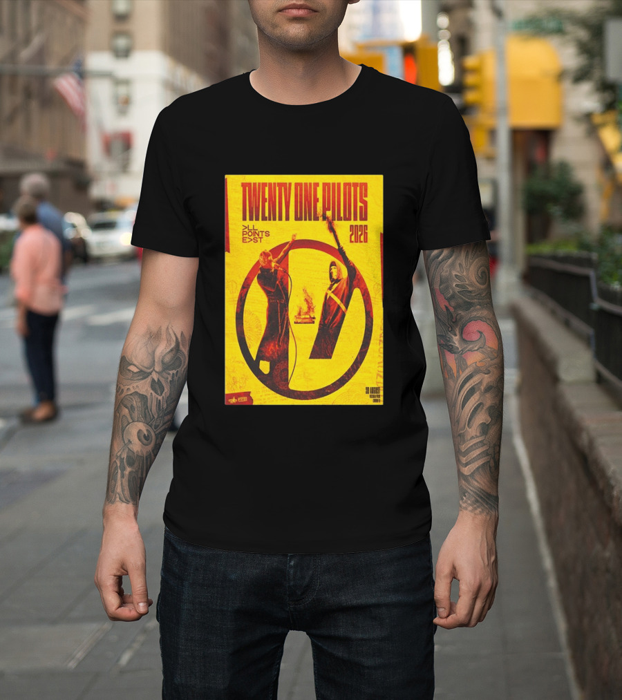 Twenty One Pilots All Points East 2026 Victoria Park London August 30 Tour T-Shirt