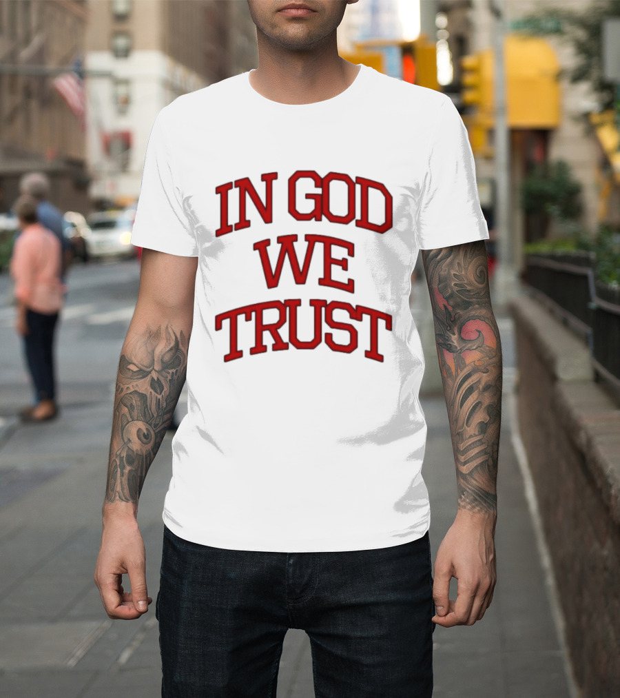 In God We Trust Bold Red T-Shirt