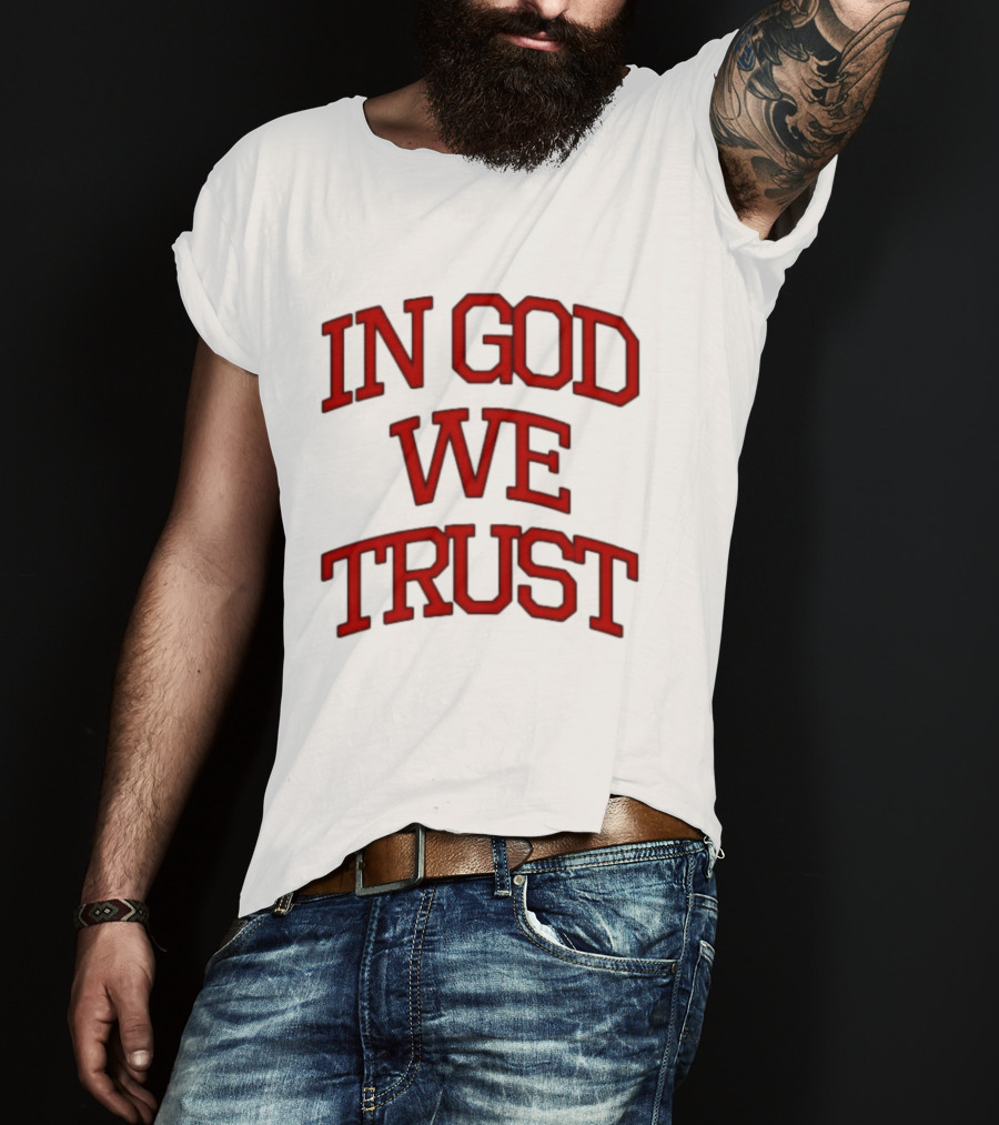 In God We Trust Bold Red T-Shirt