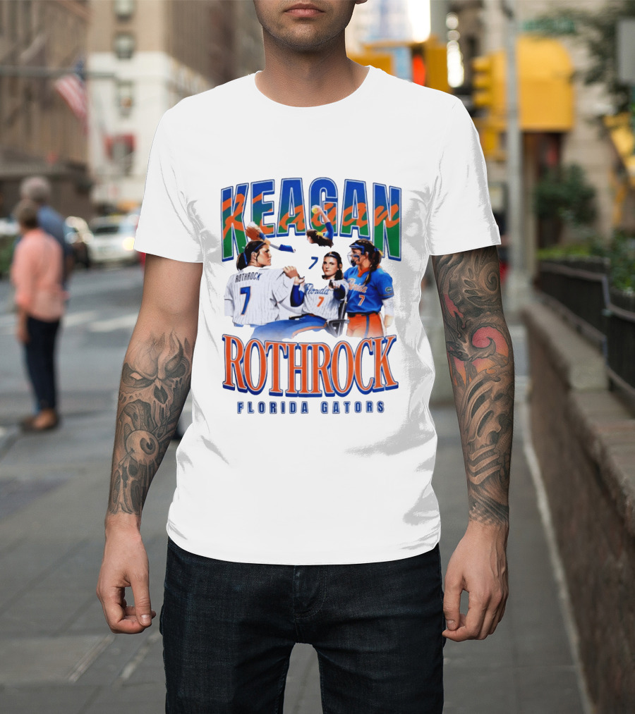Keagan Rothrock Florida Gators Rothrock 7 Baseball Softball Athlete T-Shirt
