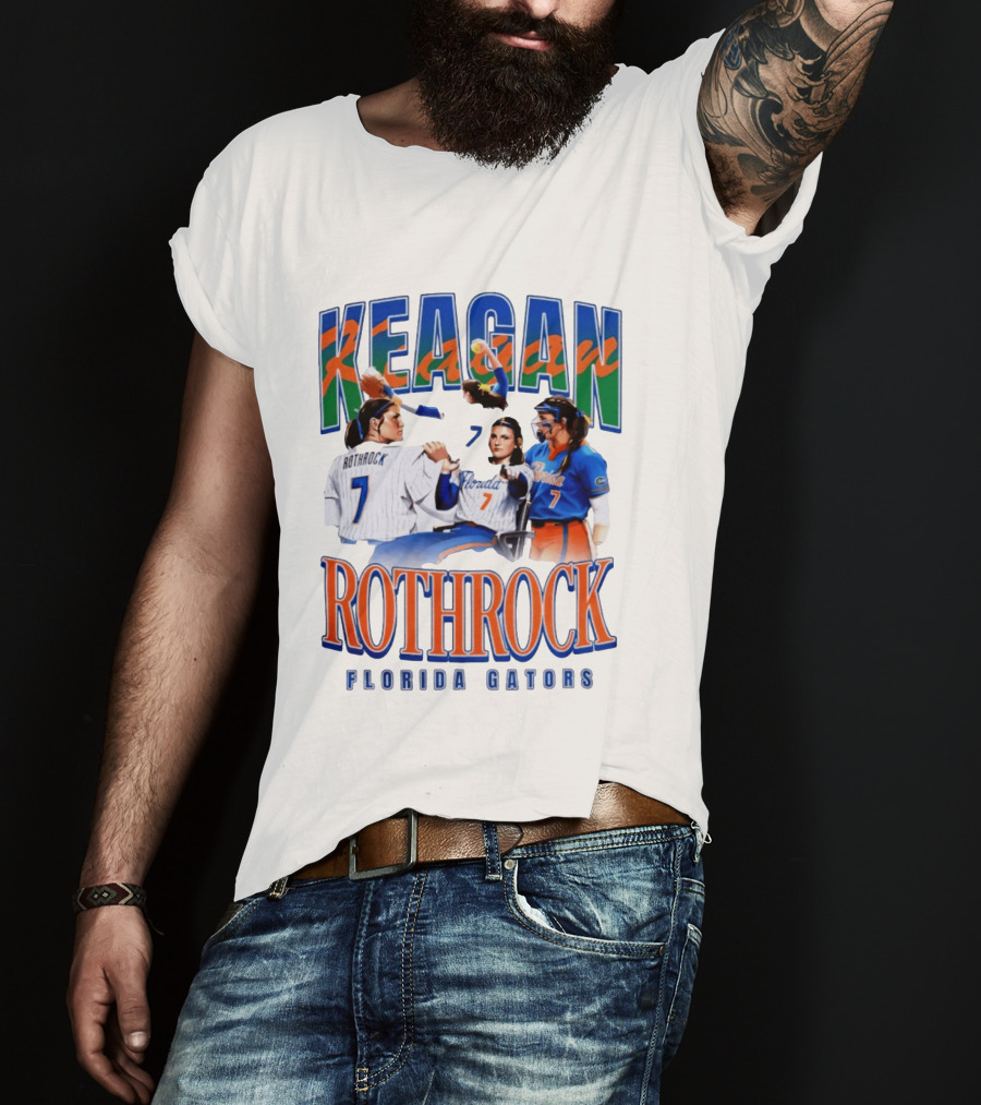 Keagan Rothrock Florida Gators Rothrock 7 Baseball Softball Athlete T-Shirt