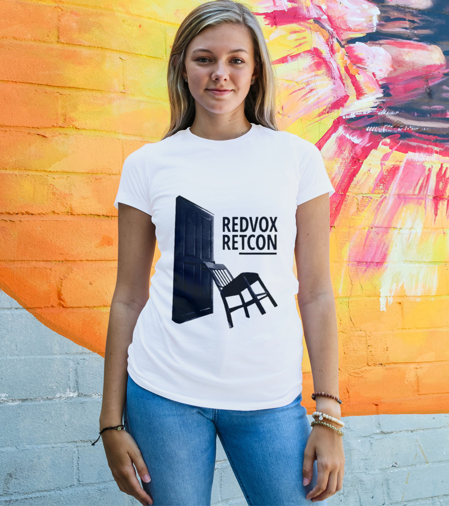 Red Vox Retcon Album Door And Chair T-Shirt