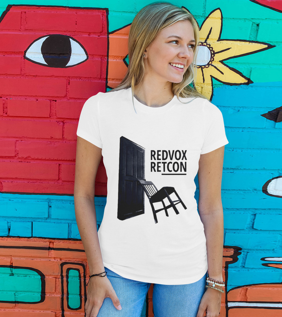 Red Vox Retcon Album Door And Chair T-Shirt