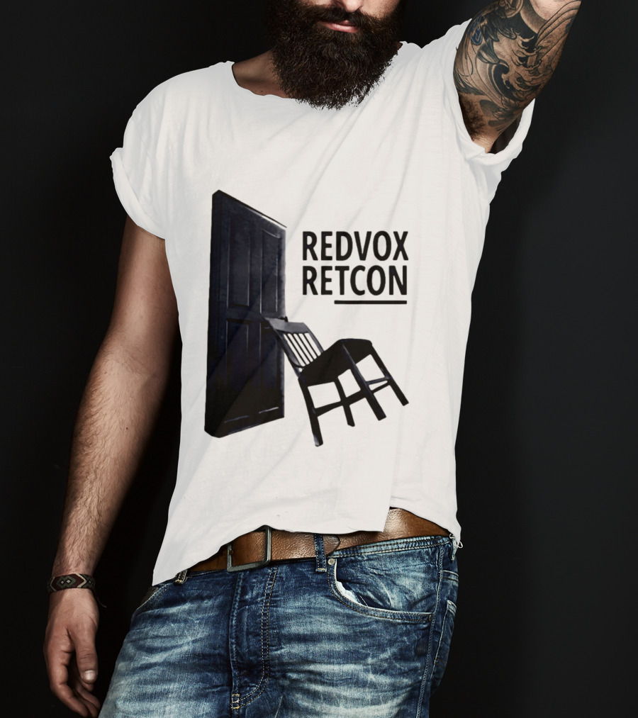 Red Vox Retcon Album Door And Chair T-Shirt