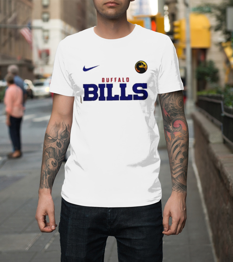 Nike Sub Zero Buffalo Bills Mortal Kombat Crossover Freeze Your Soul T-Shirt