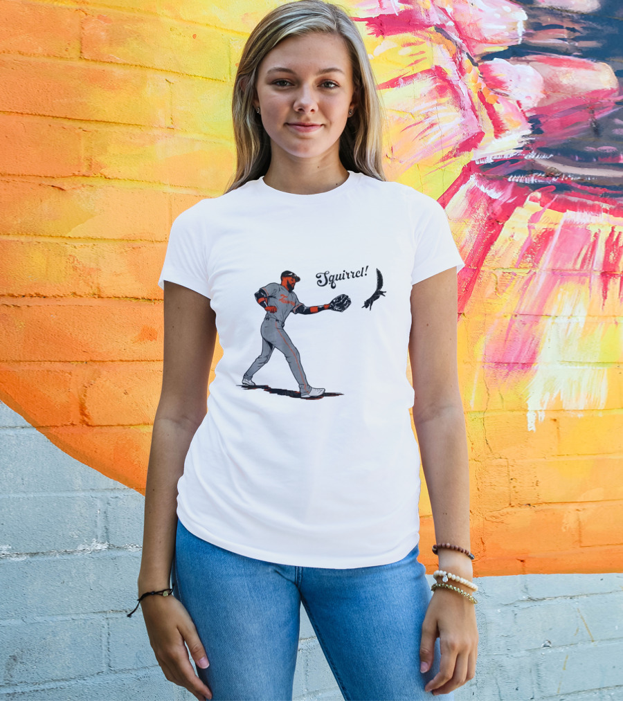 Tavares Squirrel Baltimore Orioles Baseball Moment Sports T-Shirt