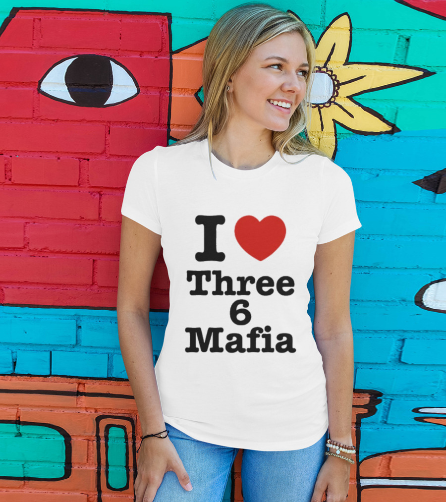 I Love Three 6 Mafia Trendsetter T-Shirt