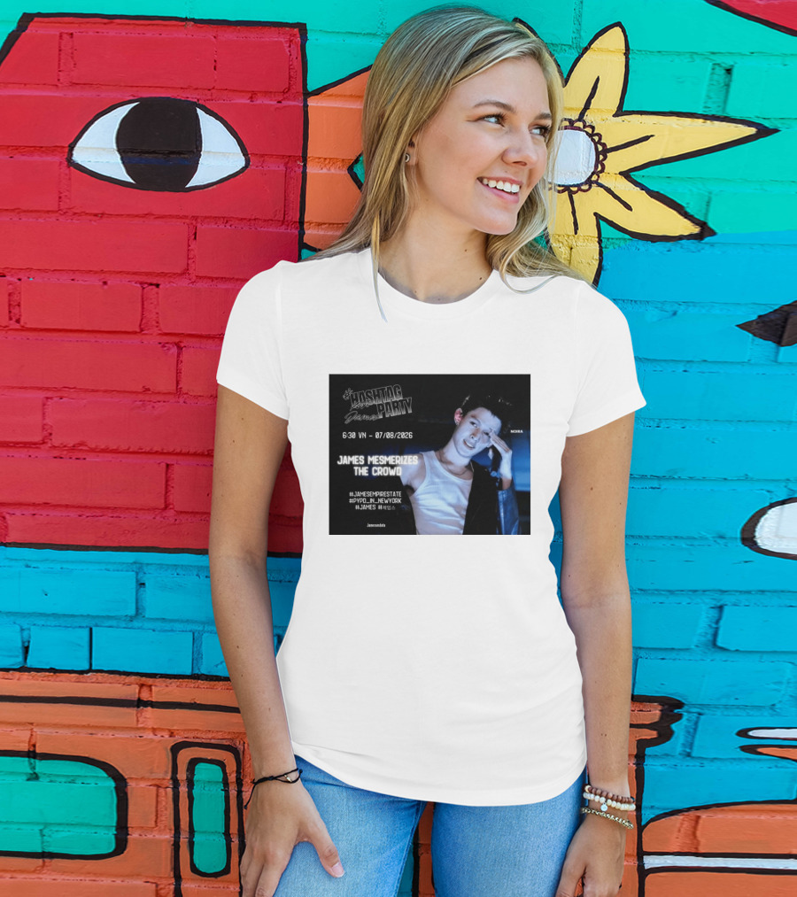 Hashtag Party With James PYPD Tour New York Crowd Mesmerized 07/08/2026 T-Shirt