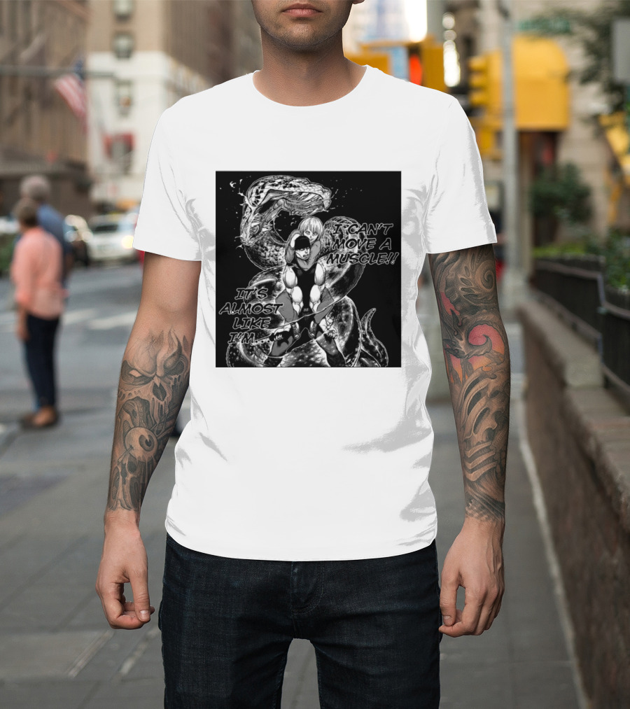 I Can't Move A Muscle It's Almost Like I'm Imai Cosmo Manga Snake Scene T-Shirt