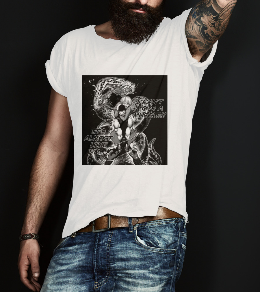 I Can't Move A Muscle It's Almost Like I'm Imai Cosmo Manga Snake Scene T-Shirt