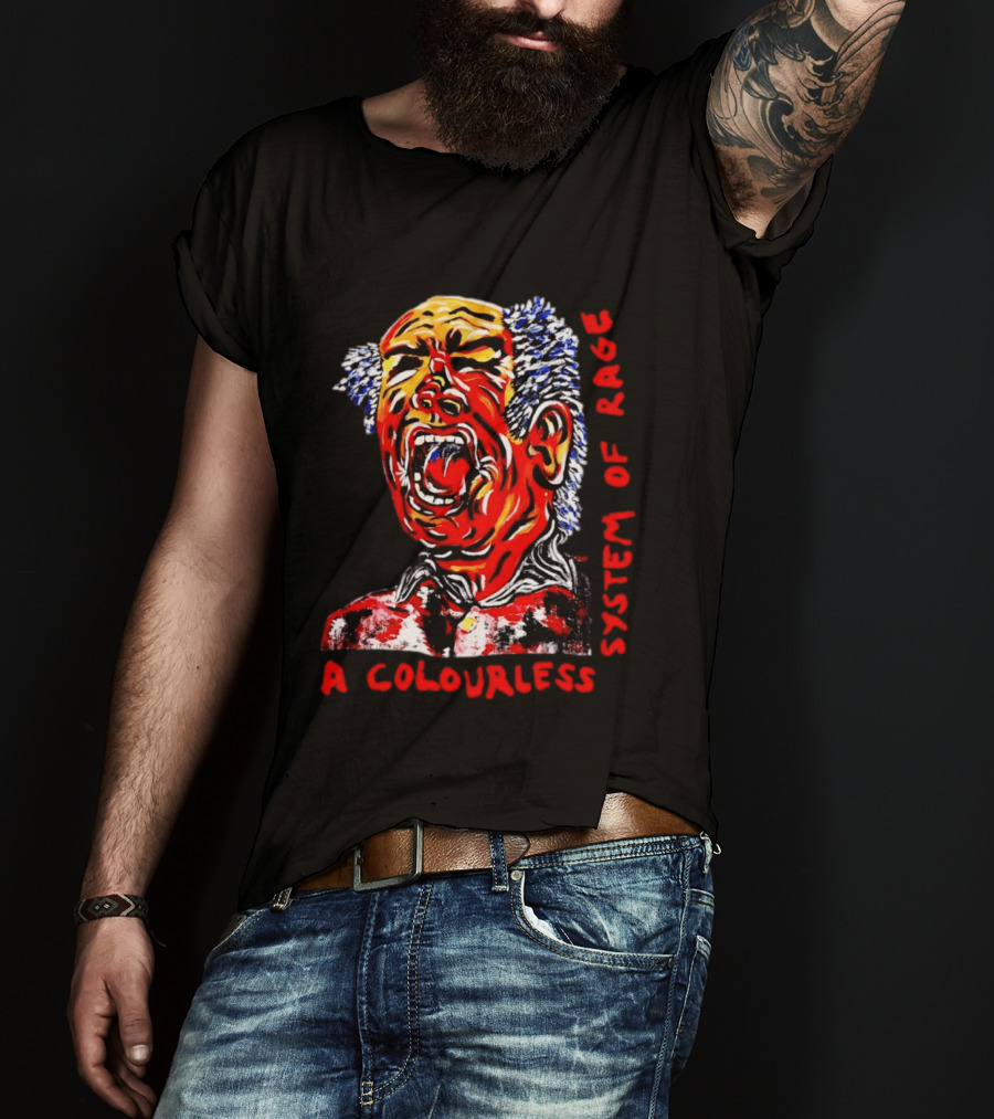A Colourless System Of Rage Screaming Face T-Shirt