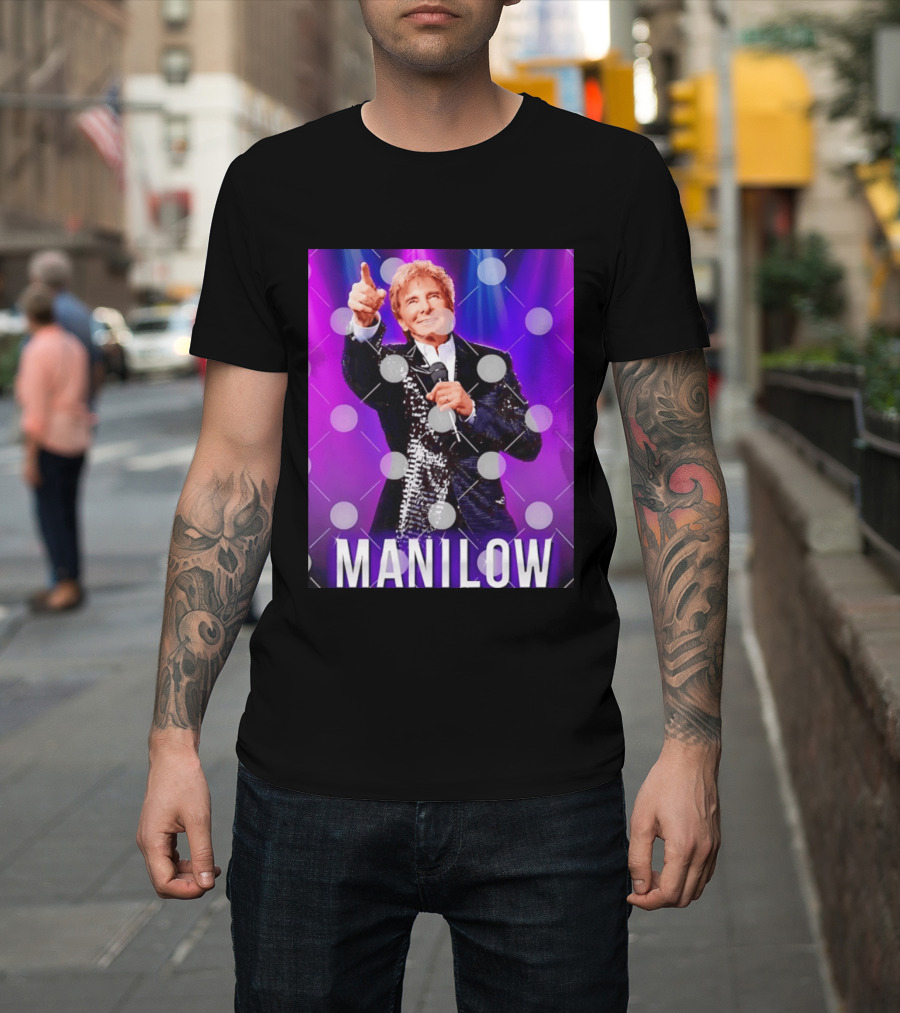 Barry Manilow Starry Stage Performance Concert T-Shirt
