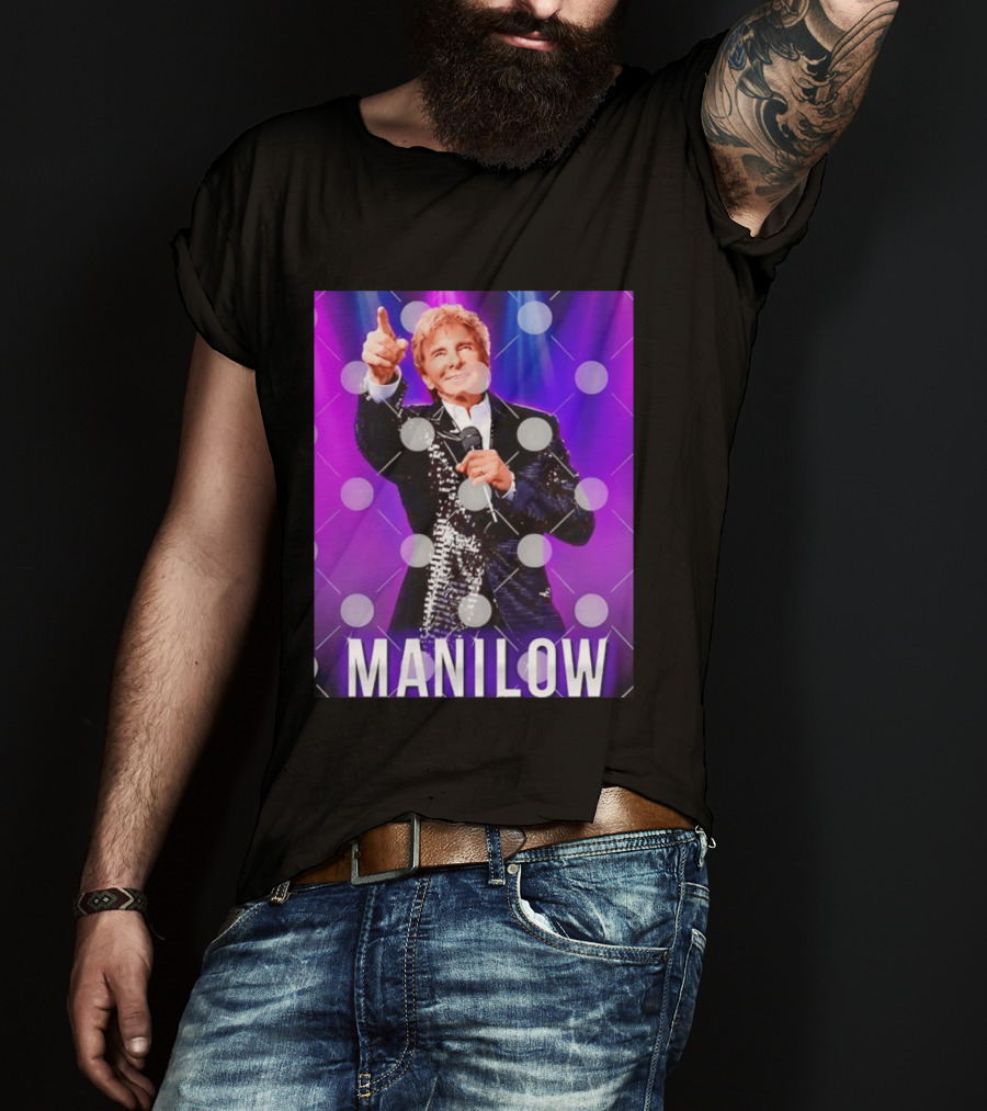 Barry Manilow Starry Stage Performance Concert T-Shirt