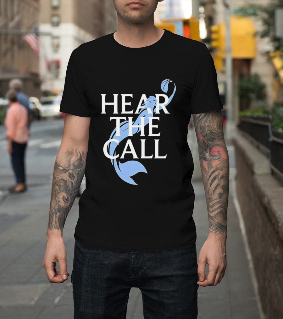 Hear The Call Mermaid Basketball Sports T-Shirt