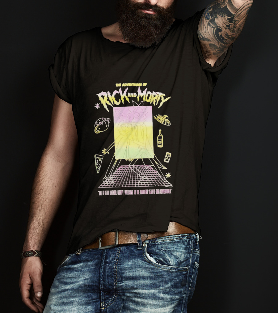 The Adventures Of Rick And Morty Welcome To The Darkest Year Of Our Adventures T-Shirt