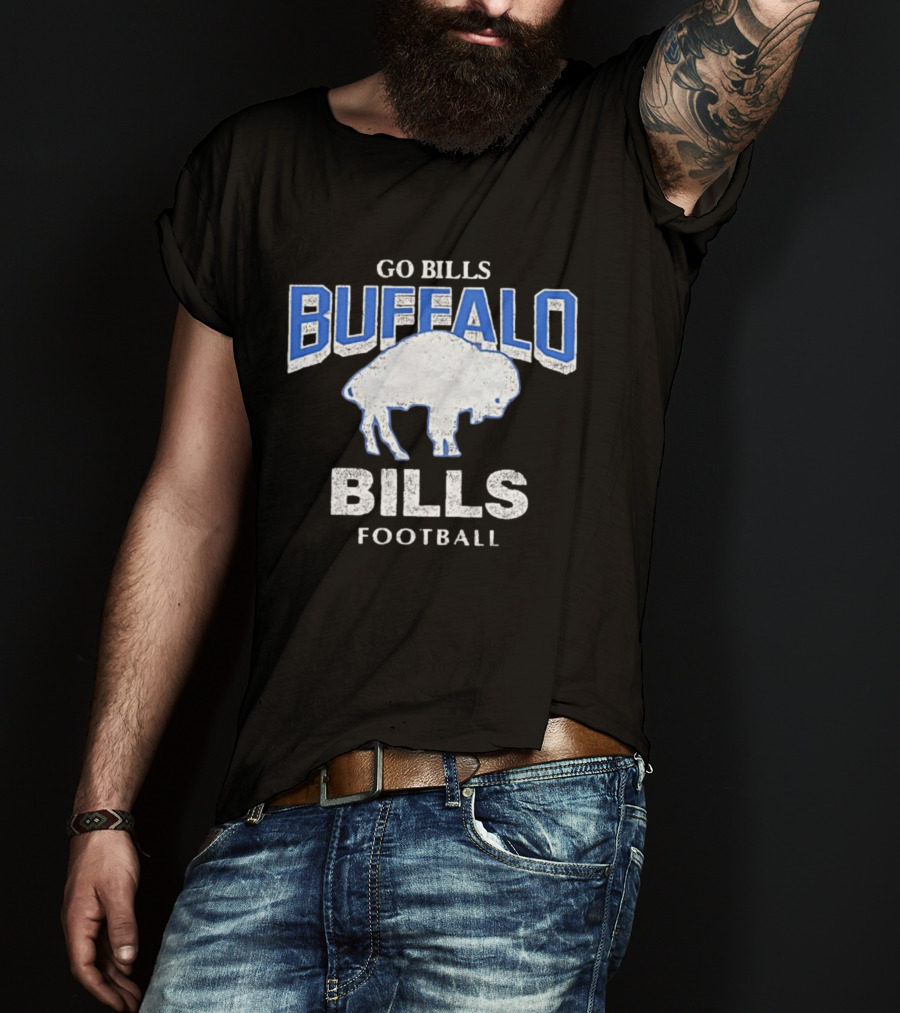 Go Bills Buffalo Bills Football History T-Shirt