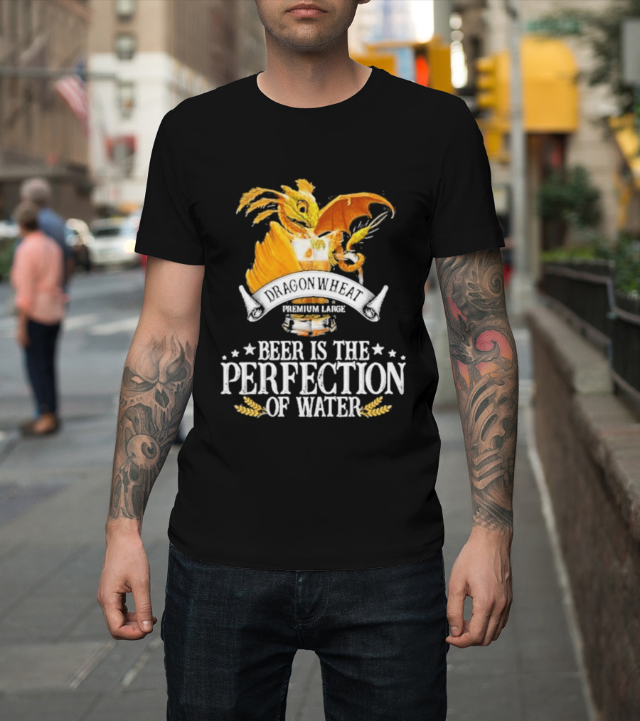 Nice Dragonwheat Premium Lager Beer Is The Perfection Of Water T-Shirt