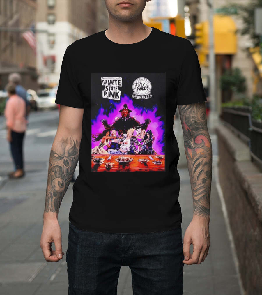 Granite State Punk Mike Wieringo Comic Book Industry Awards Nominee Vibrant Comic T-Shirt