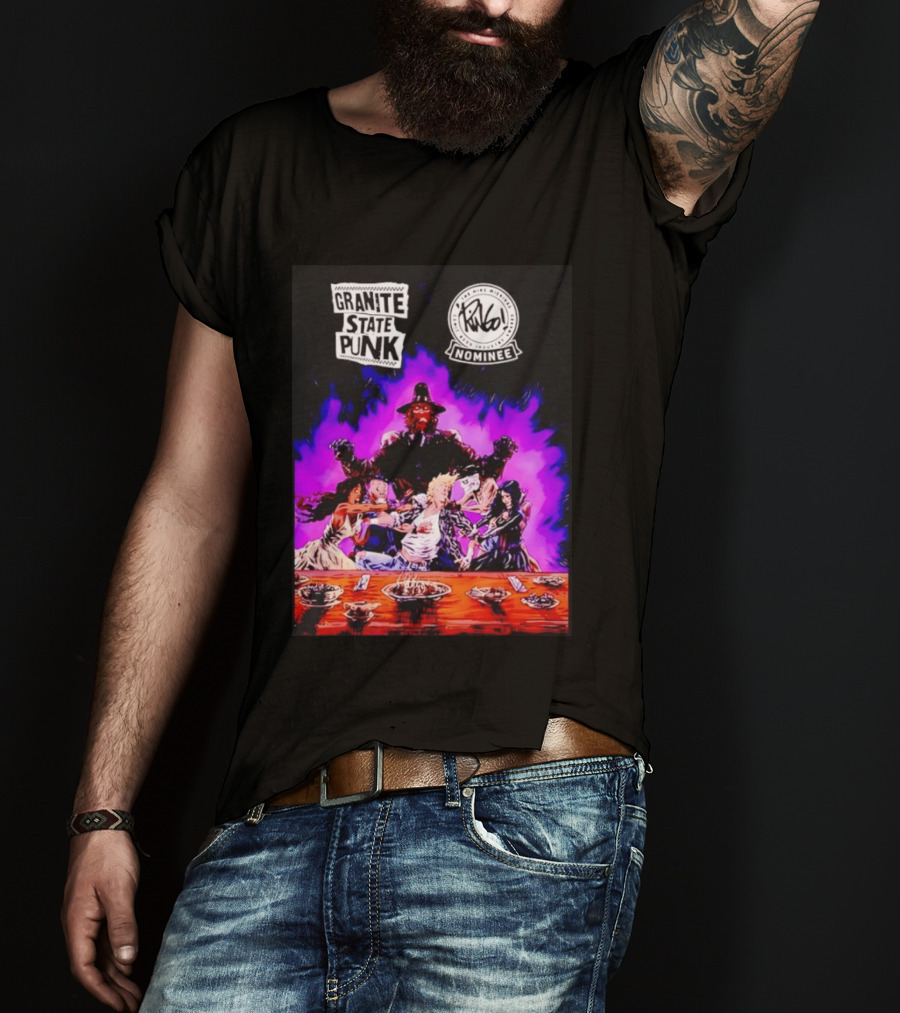 Granite State Punk Mike Wieringo Comic Book Industry Awards Nominee Vibrant Comic T-Shirt
