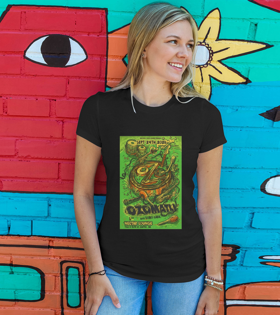 Ozomatli At Nectar Lounge Seattle With Lobo Lara September 24th 2026 T-Shirt