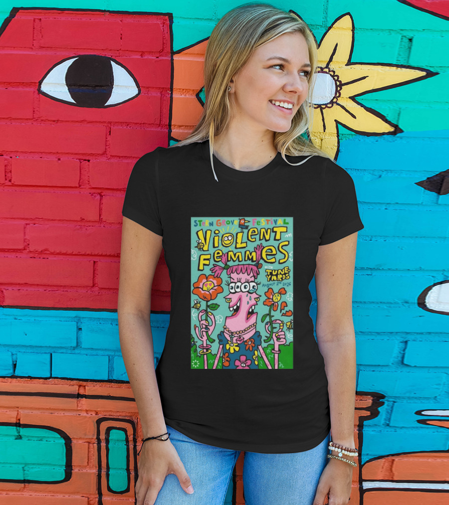 Stern Grove Festival Violent Femmes Tune Yards August 2 2026 San Francisco T-Shirt