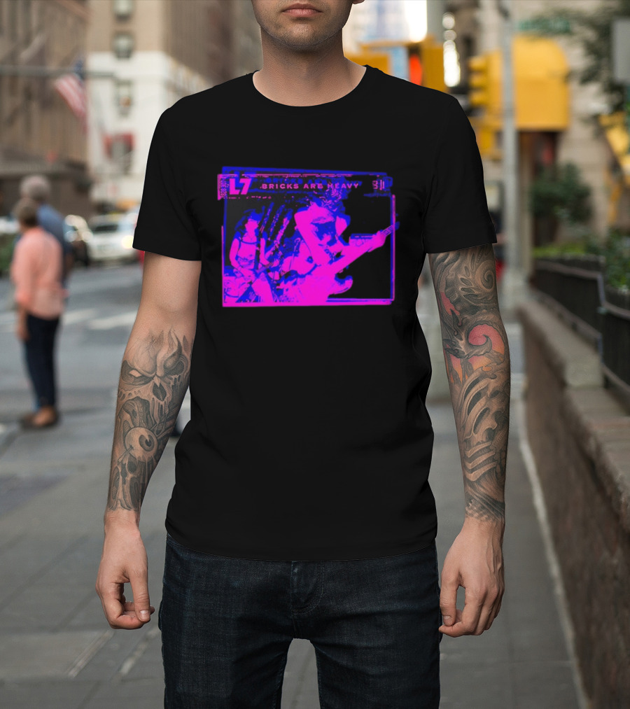 L7 Bricks Are Heavy Band Grunge Alternative Rock Album Cover T-Shirt