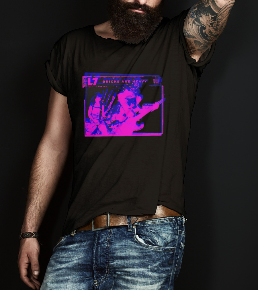 L7 Bricks Are Heavy Band Grunge Alternative Rock Album Cover T-Shirt