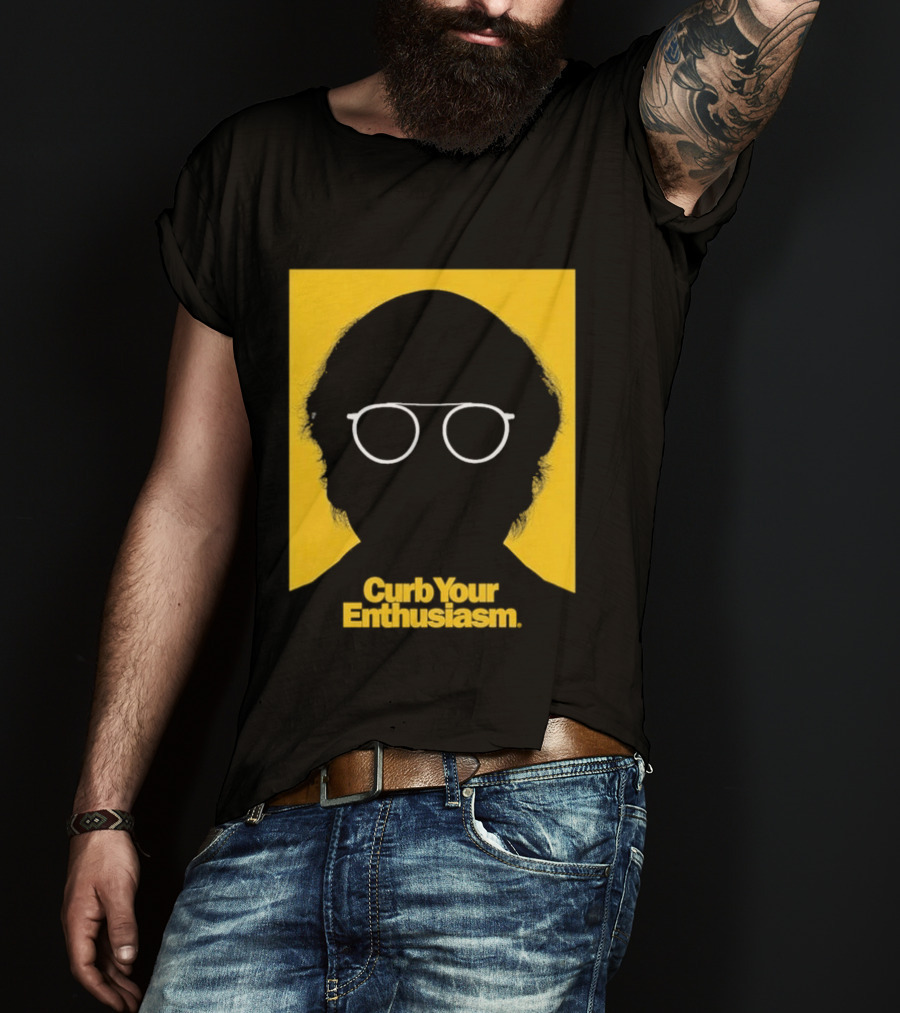Curb Your Enthusiasm Larry David Silhouette Glasses T-Shirt