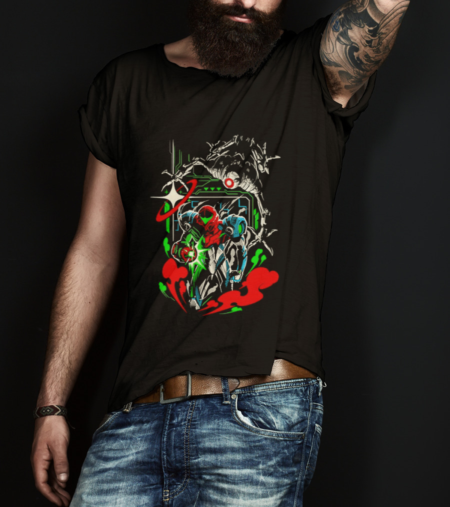 Samus Aran Metroid Your Back Adventure T-Shirt