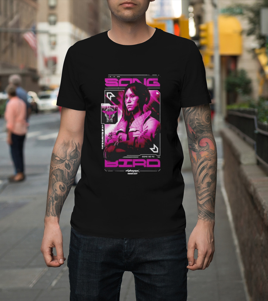 Songbird Song So Mi Cyberpunk 2077 Phantom Liberty T-Shirt