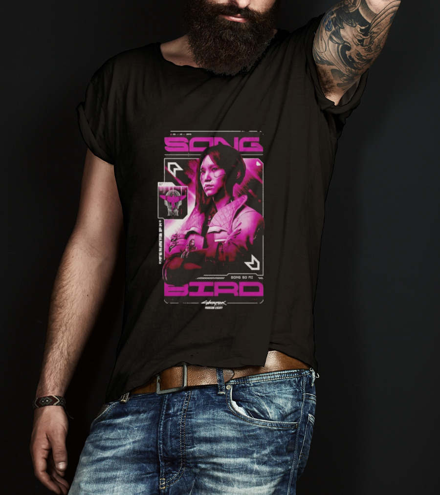 Songbird Song So Mi Cyberpunk 2077 Phantom Liberty T-Shirt