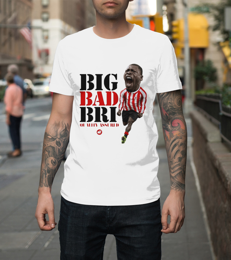 Big Bad Bri Quality Assured Sunderland AFC Caricature T-Shirt