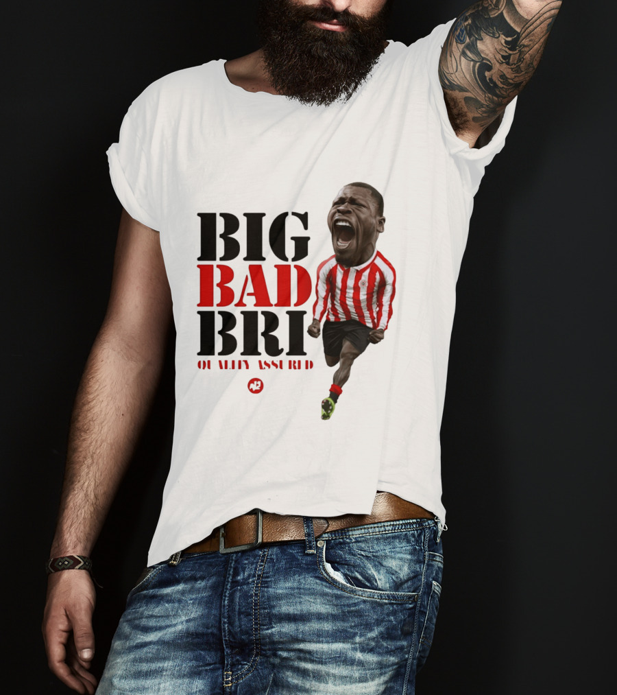 Big Bad Bri Quality Assured Sunderland AFC Caricature T-Shirt