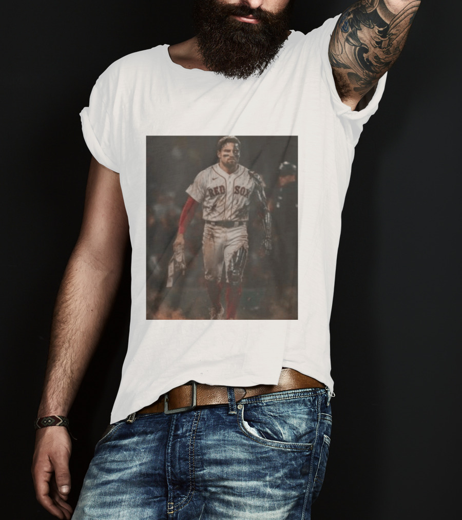 Caleb Durbin The Durbinator Red Sox Cyborg Player T-Shirt