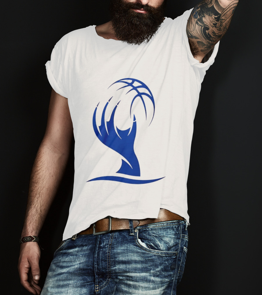 Cleveland Sirens The Claw Basketball Blue Wave T-Shirt