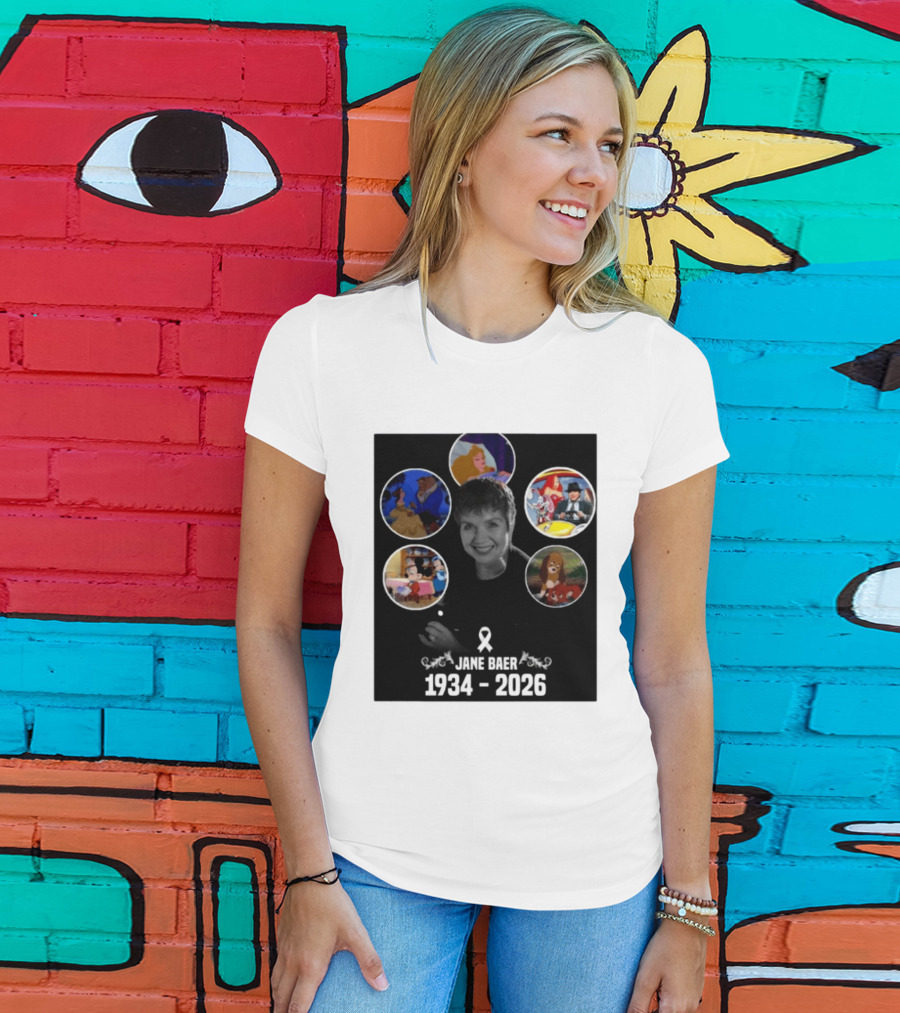 Jane Baer 1934 2026 Beauty And The Beast Sleeping Beauty Dumbo Mary Poppins Fox And The Hound Mickey Mouse T-Shirt