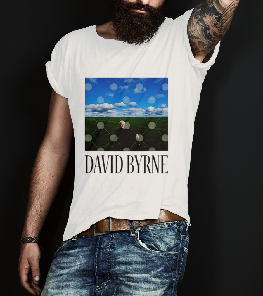 David Byrne Musician Scenic Landscape T-Shirt