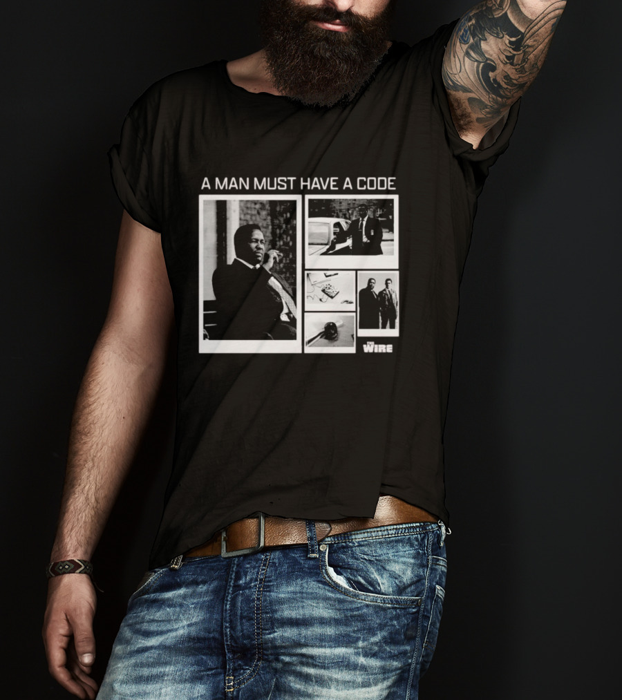 A Man Must Have A Code The Wire Oversized T-Shirt